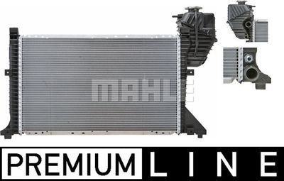 MAHLE CR 711 000P / Radiatore, Raffreddamento motore BEHR *** PREMIUM LINE ***