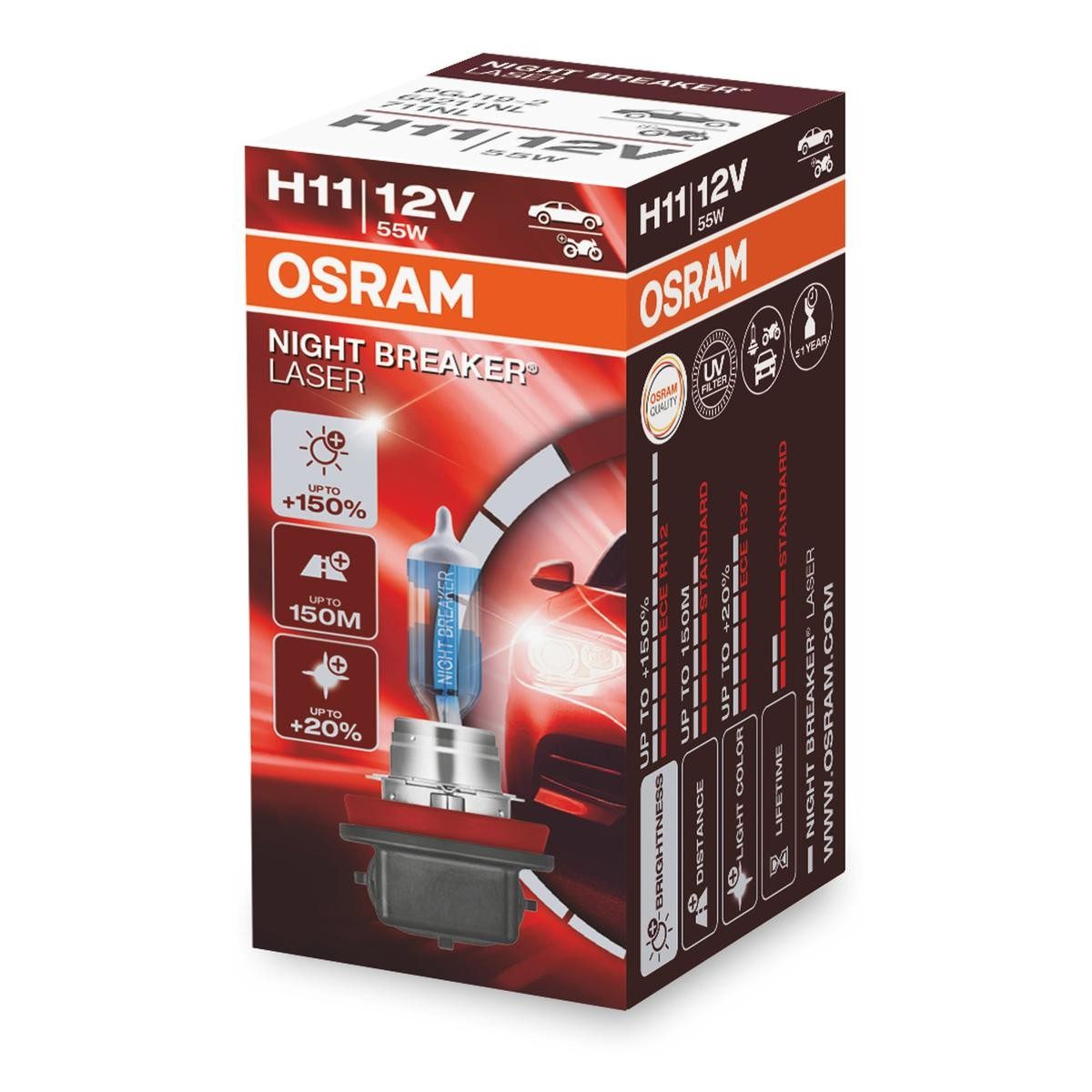 Night breaker� laser H11 12V H11