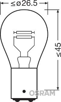 Original P21/5W 12V BLI2 P21/5W