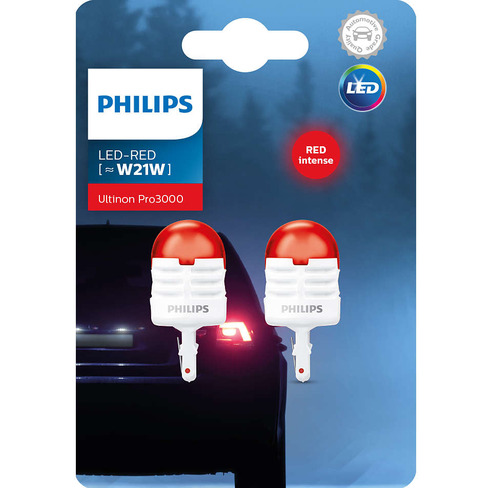 Lampadina di segnalazione per auto W21 LED RED 11065 U30R