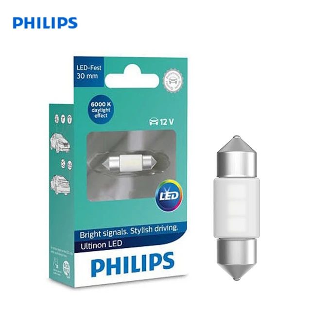 Philips luce abitacolo festoon 30mm LED 6000K 12V