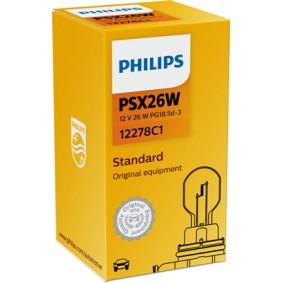 PHILIPS 12278C1 Lampadina, faro di profondità PSX26W 12V 26W3200K Alogeno