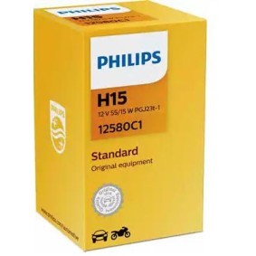 PHILIPS 12580C1 Lampadina, faro di profondità H15 12V 55/15WAlogeno