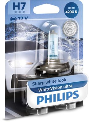 PHILIPS 12972WVUB1 Lampadina, faro di profondità H7 12V 55W4200K Alogeno