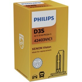 PHILIPS Xenon Vision 42403VIC1 Lampadina, faro di profondità D3S 42V 35W4100K Xeno