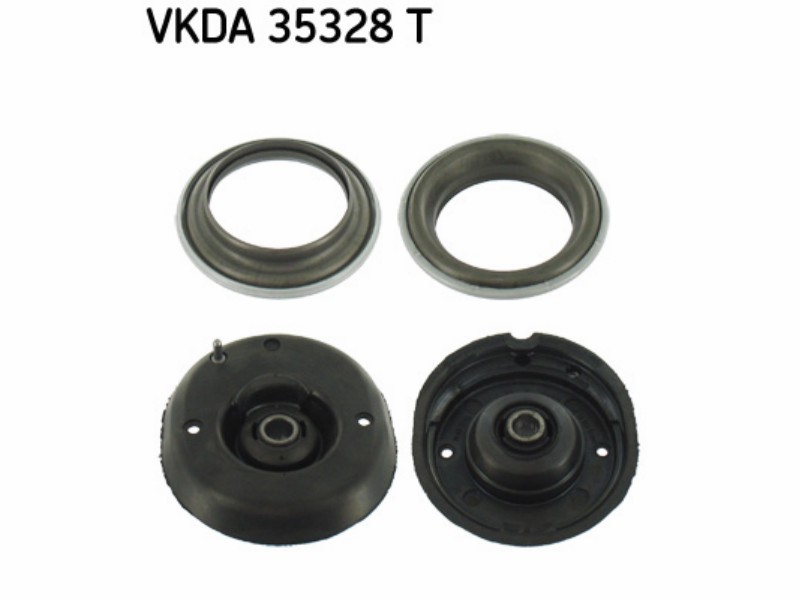 Kit 2 pezzi supporto ammortizzatore Citroën C2/C3 1.4D/1.6BZ