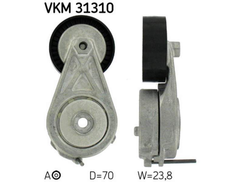 Belt tensioner unit