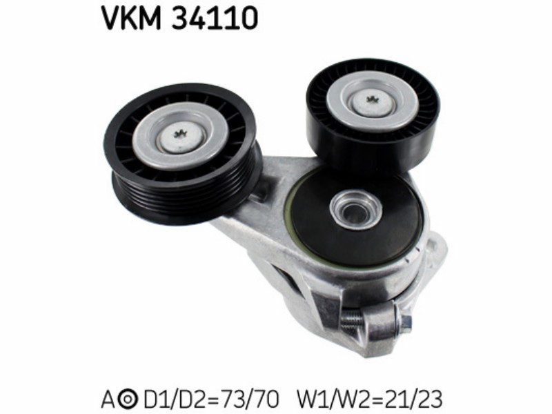 Kit tendicinghia Ford c-max 1.8 tdci cinghia per alternatore 39114 40015