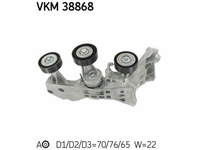Kit tendicinghia Mercedes-Benz a-class (W169) a 170 (169.032, 169.332) m 266.940 cinghia per alterna