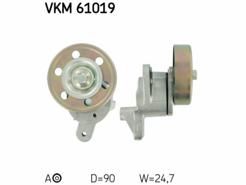 Kit tendicinghia Toyota avensis verso (_CLM2_, _ACM2_) 2.0 D-4D belt for alternator