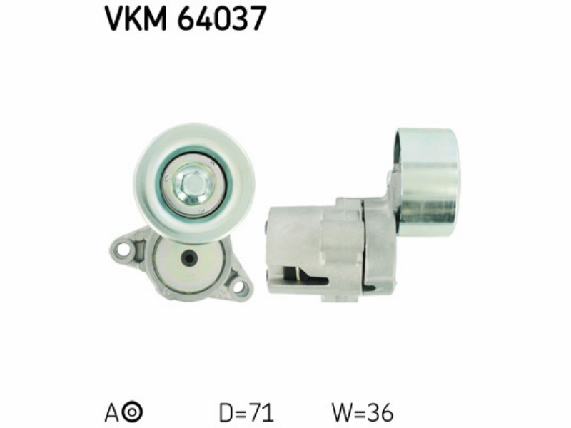 Kit tendicinghia Mazda 6 hatchback (gg) 2.0 di rf cinghia per alternatore