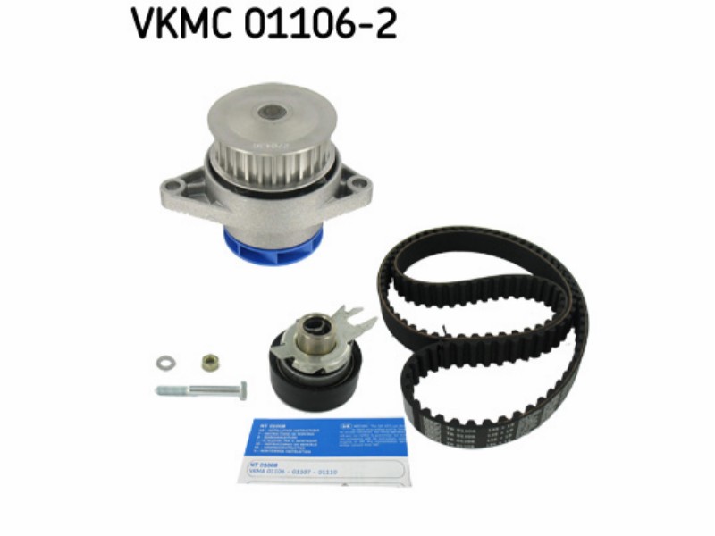 Belt tensioner kit with water pump
