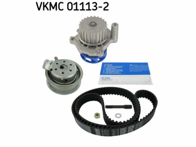 Belt tensioner kit with water pump