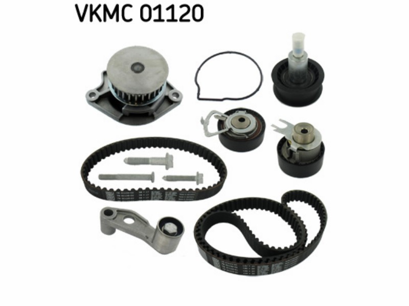 Belt tensioner kit with water pump