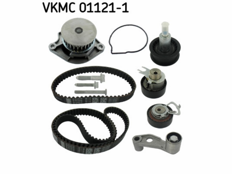 Belt tensioner kit with water pump