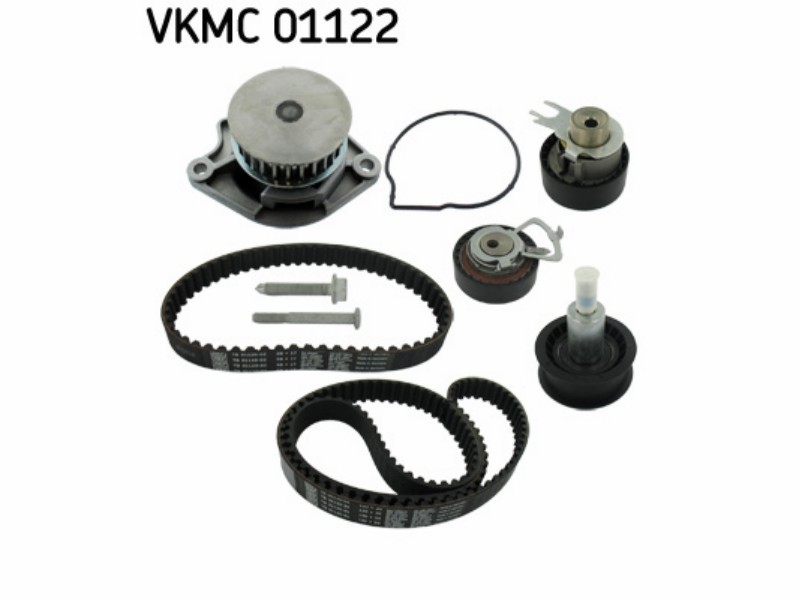 Belt tensioner kit with water pump