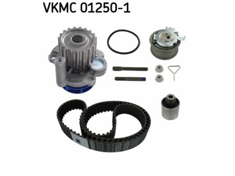 Belt tensioner kit with water pump