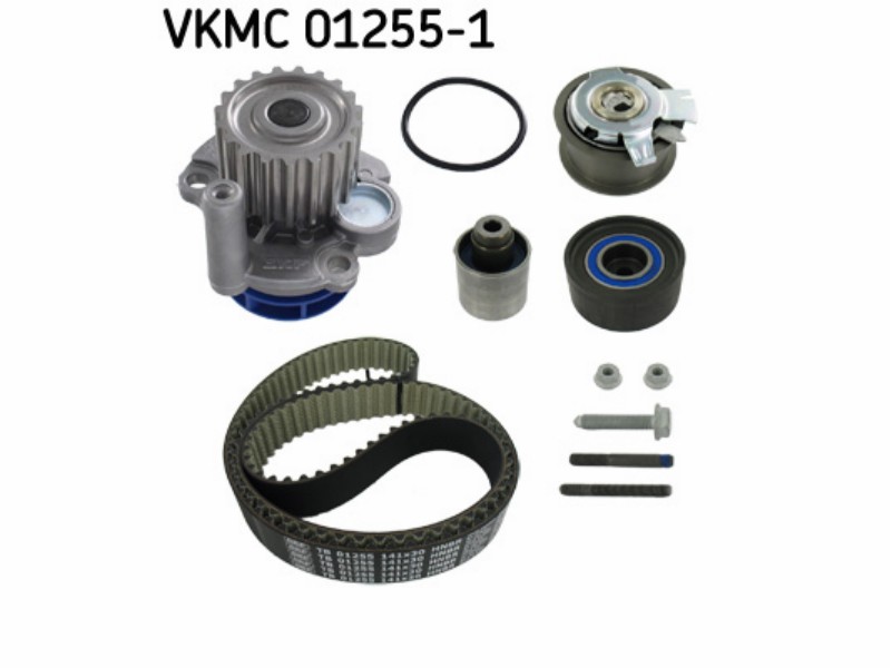 Belt tensioner kit with water pump
