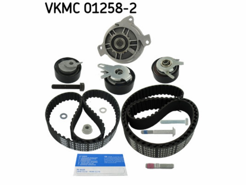 Belt tensioner kit with water pump