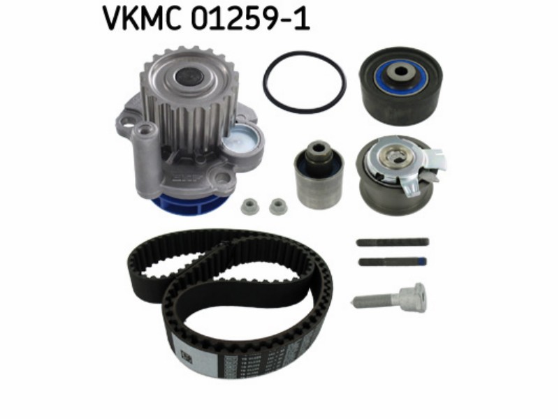 Belt tensioner kit with water pump