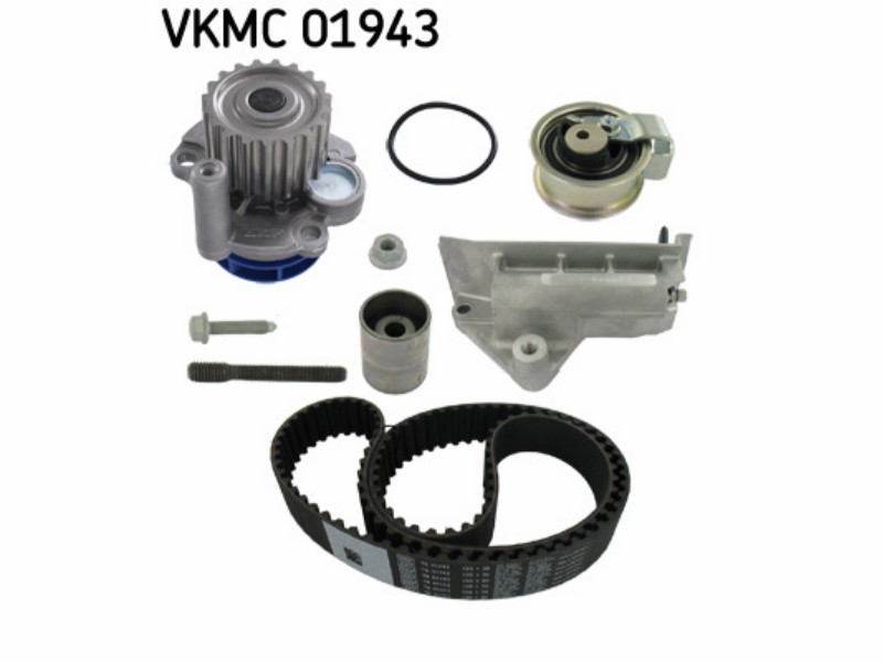 Belt tensioner kit with water pump