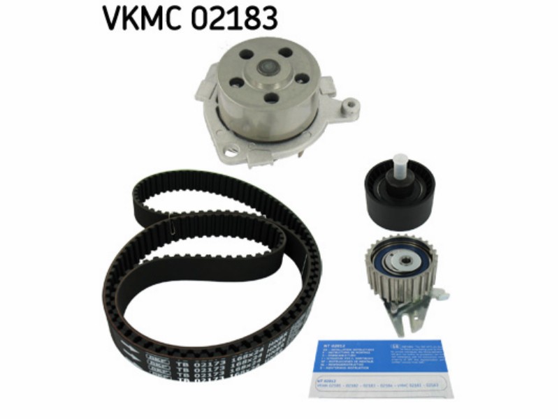 Belt tensioner kit with water pump
