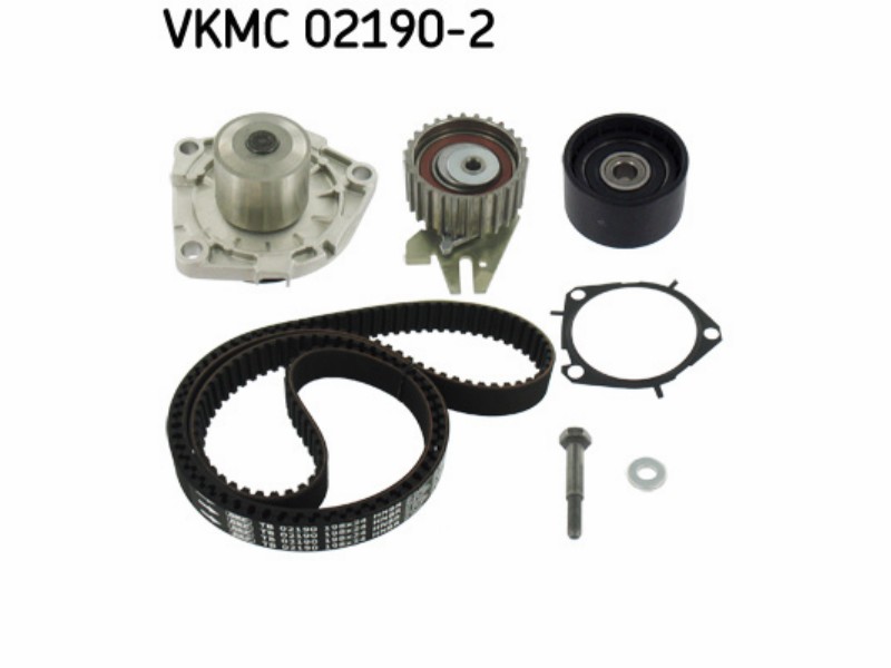 Belt tensioner kit with water pump