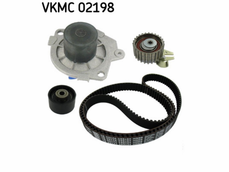 Belt tensioner kit with water pump