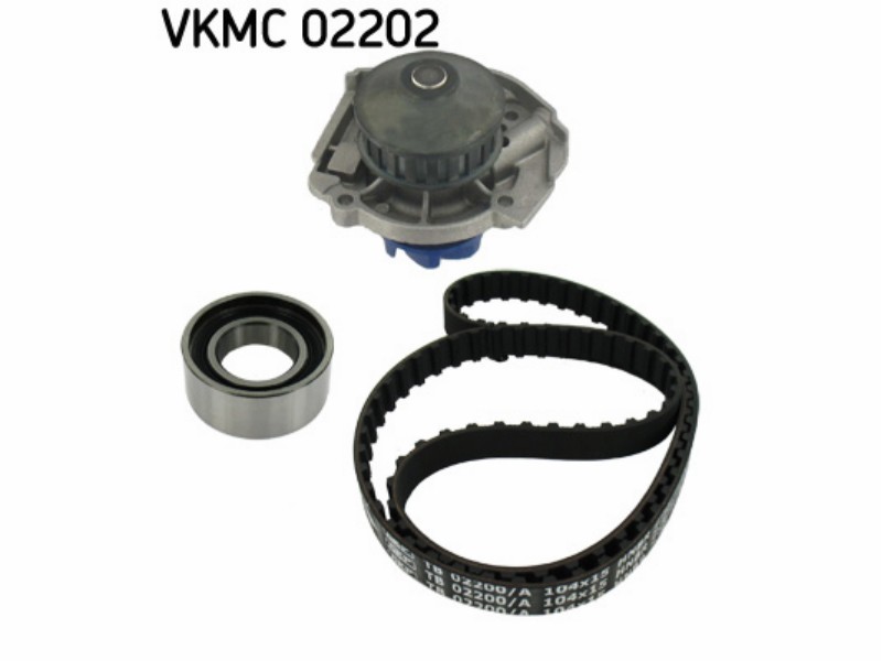 Belt tensioner kit with water pump