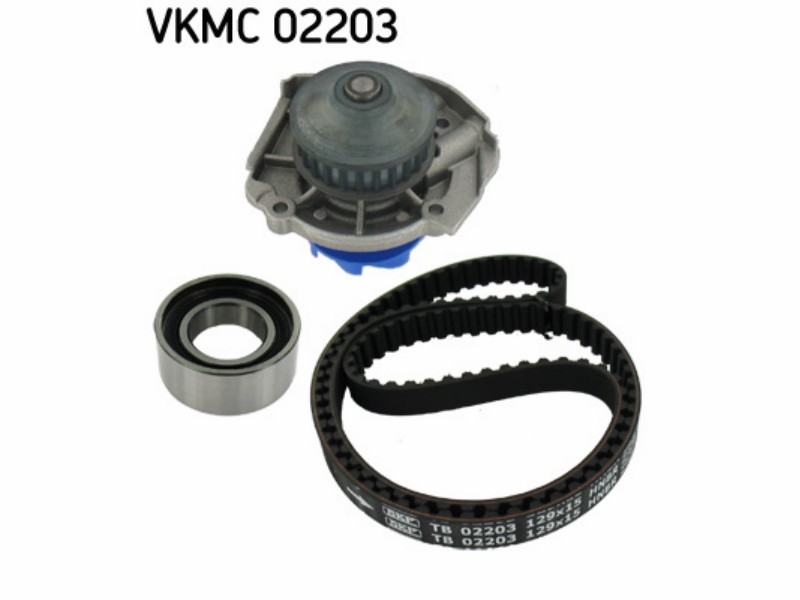 Belt tensioner kit with water pump