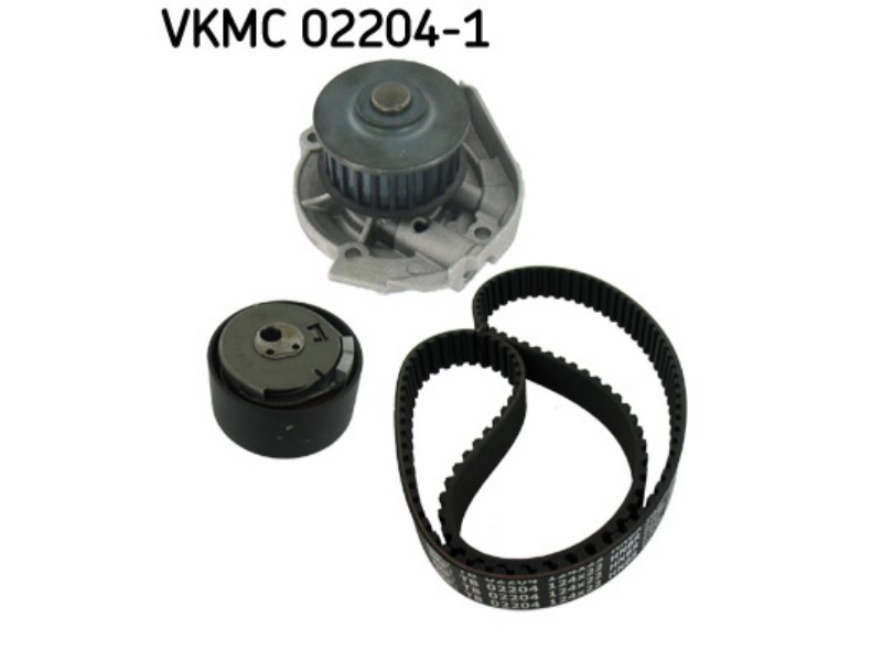 Belt tensioner kit with water pump