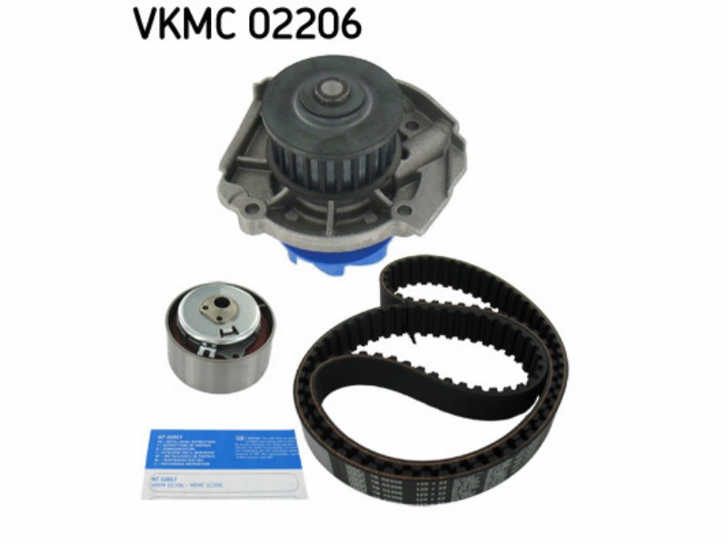 Belt tensioner kit with water pump