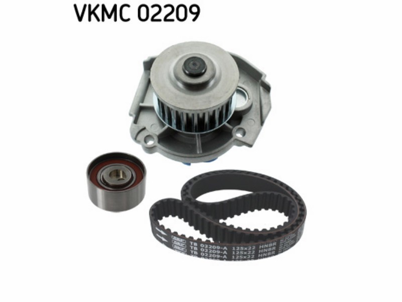 Belt tensioner kit with water pump