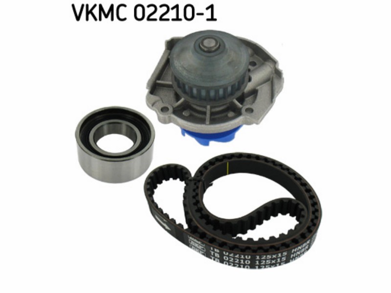 Belt tensioner kit with water pump