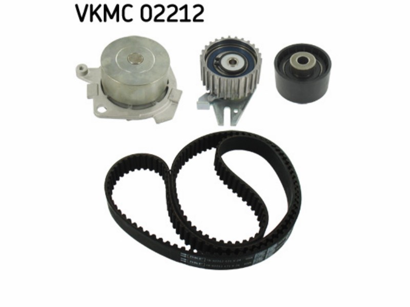 Belt tensioner kit with water pump