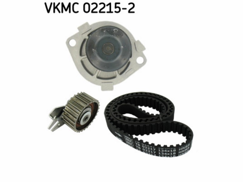 Belt tensioner kit with water pump