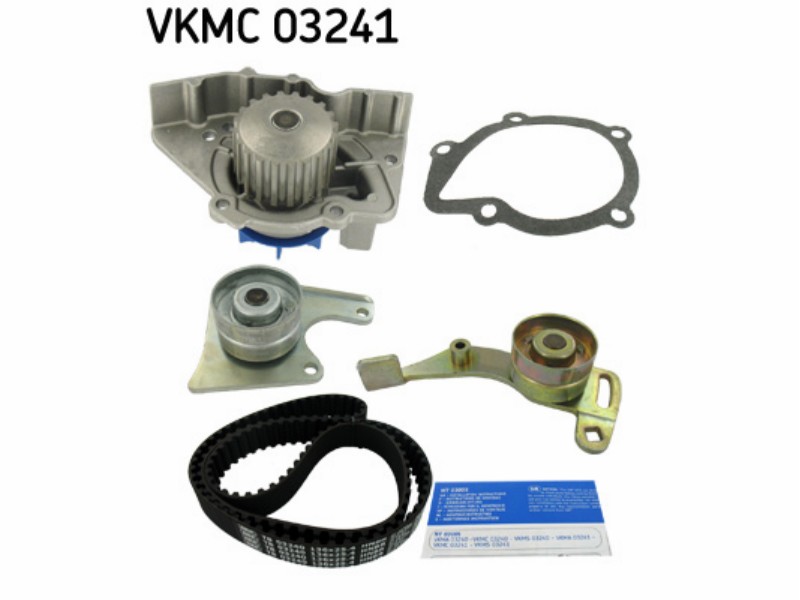 Belt tensioner kit with water pump