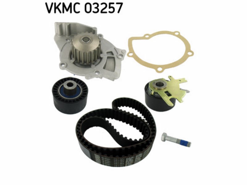 Belt tensioner kit with water pump