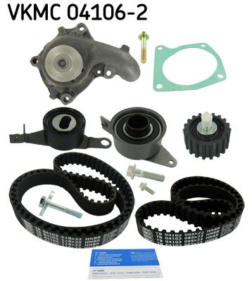 Belt tensioner kit with water pump