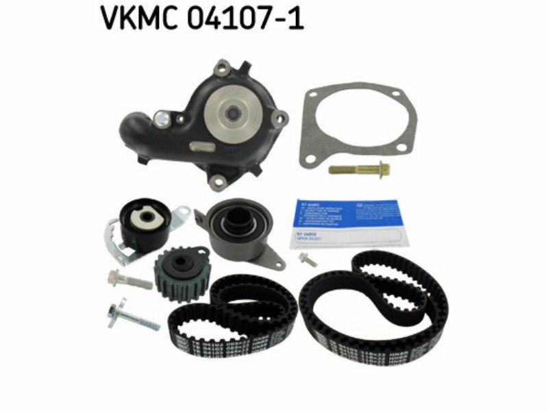 SKF VKMC 04107-1 / Pompa acqua + Kit cinghie dentate