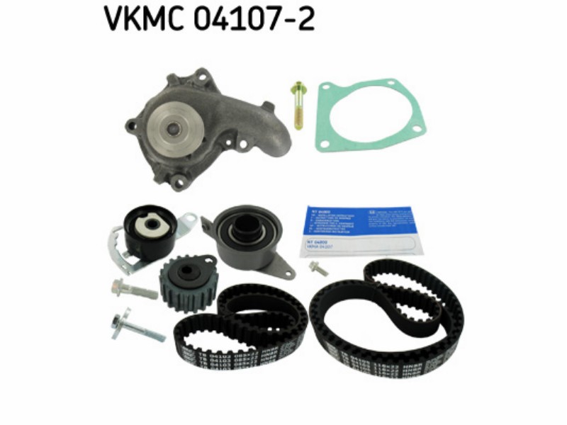 Belt tensioner kit with water pump
