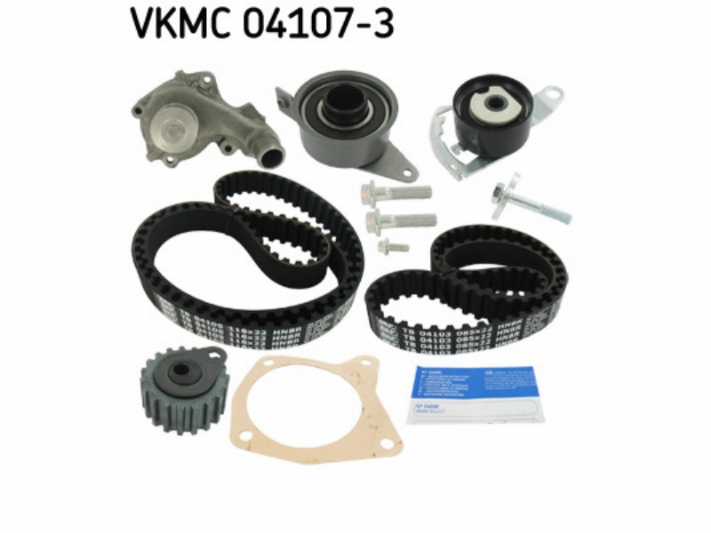 Belt tensioner kit with water pump