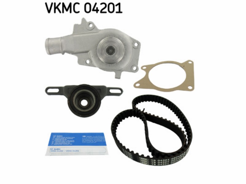 Belt tensioner kit with water pump