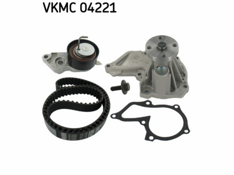 Belt tensioner kit with water pump