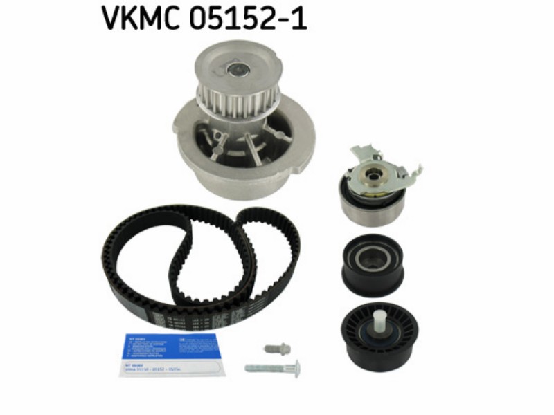 Belt tensioner kit with water pump