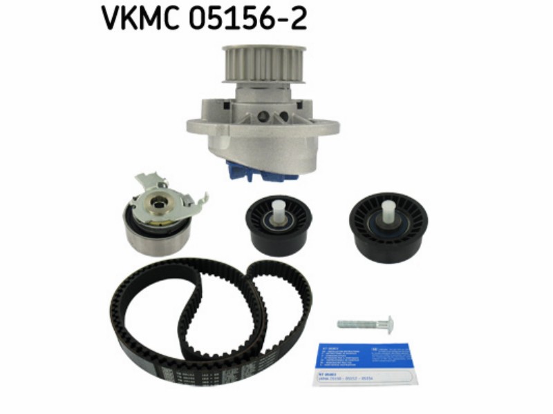 Belt tensioner kit with water pump