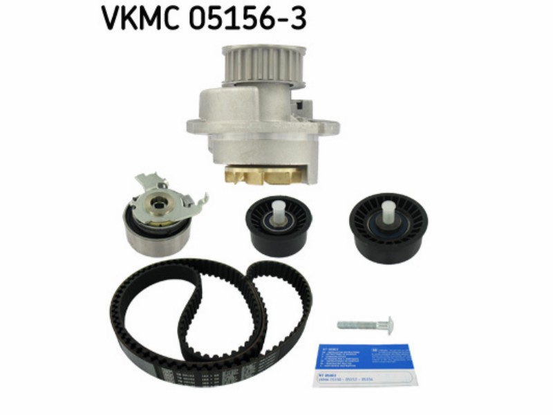 Belt tensioner kit with water pump
