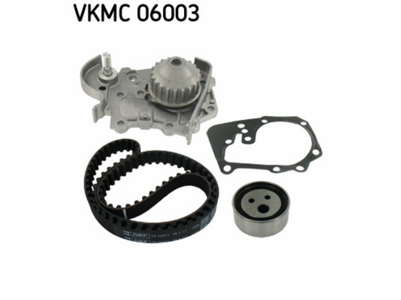 Belt tensioner kit with water pump