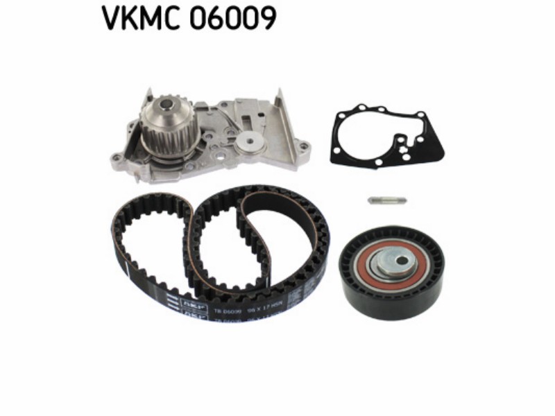 Belt tensioner kit with water pump