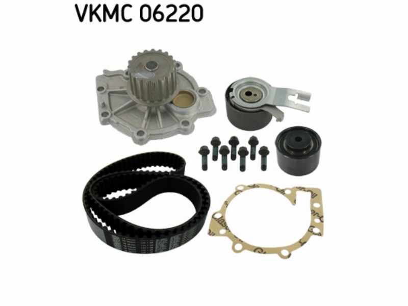 Belt tensioner kit with water pump